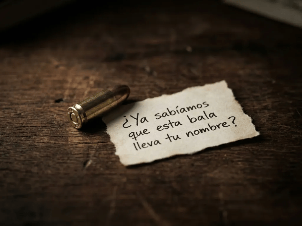 ¿Ya sabíamos que esta bala lleva tu&nbsp;nombre?